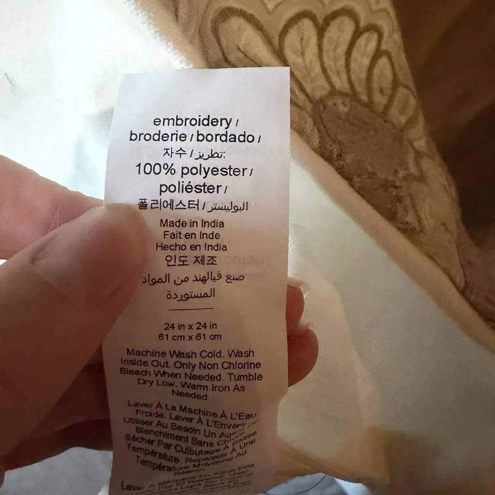 Pottery barn pillow case